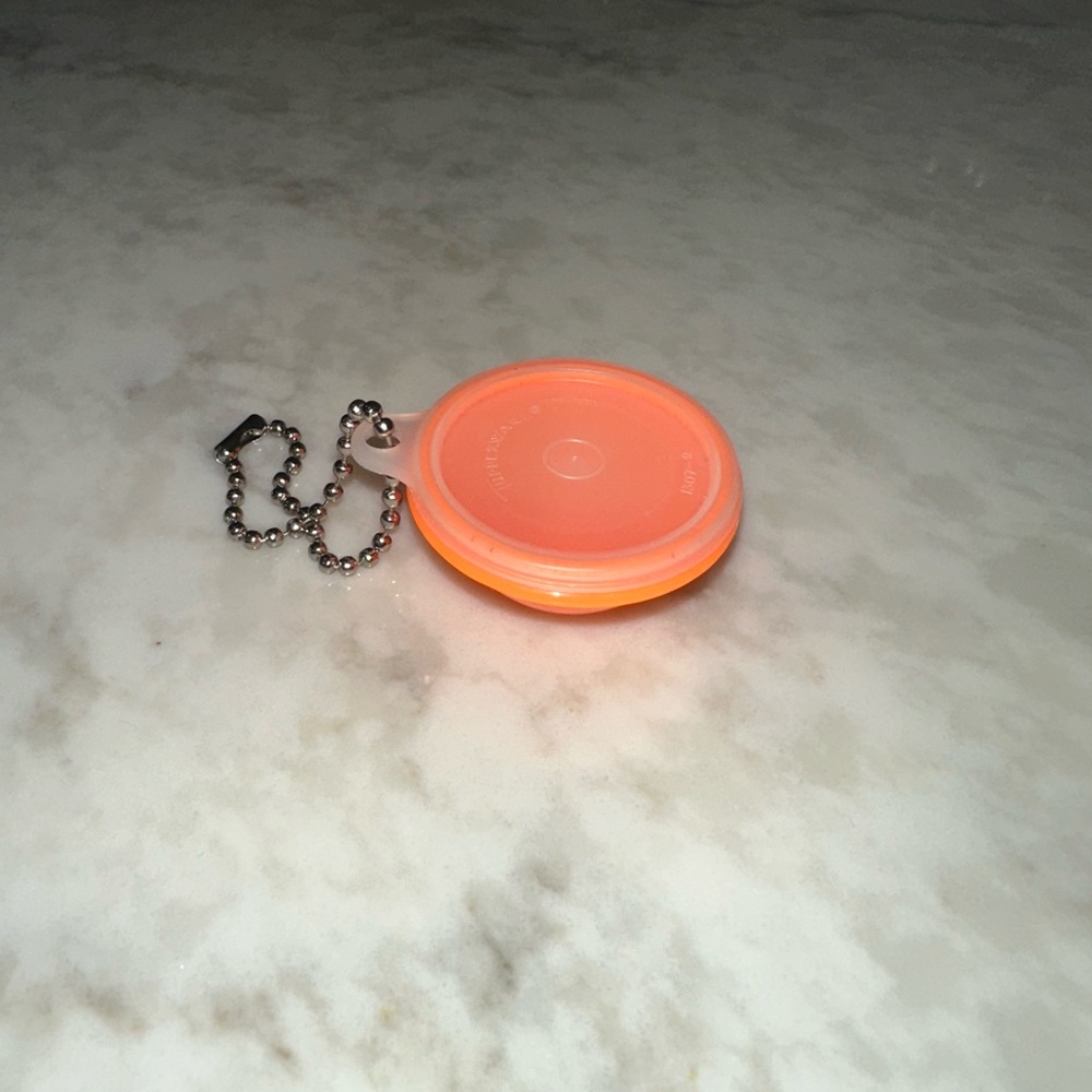 Vintage Mini Tupperware Container Keychains - image 2